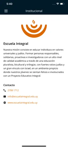 Game screenshot Escuela Integral hack