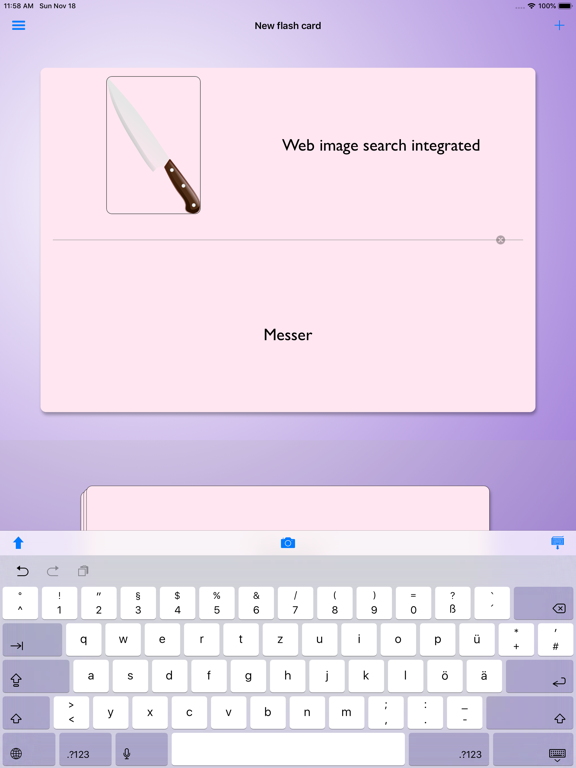 Intelli Flashcards iPad screenshot
