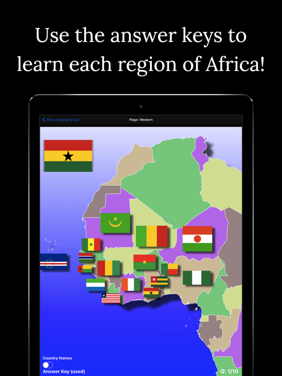 Screenshot #6 pour Africa Geography Quiz