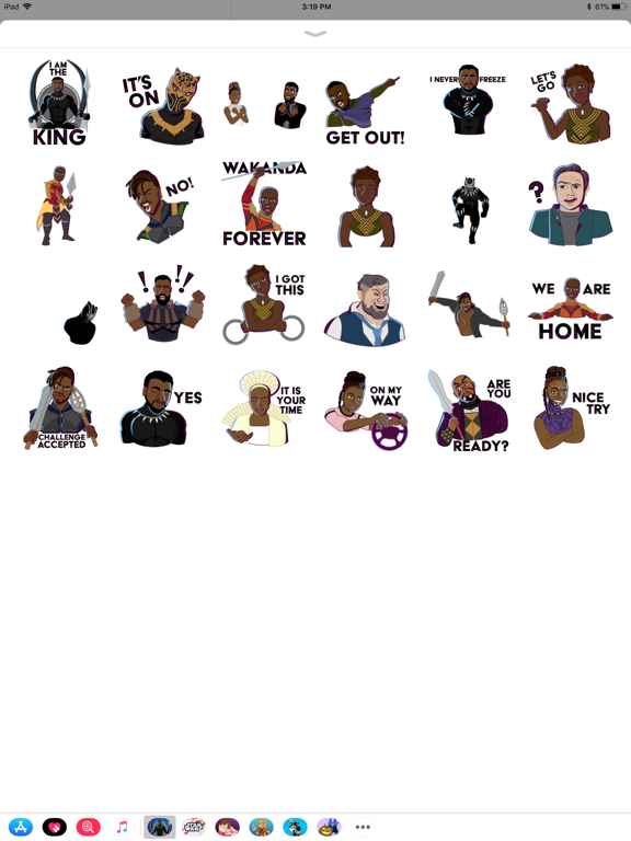 Screenshot #4 pour Marvel Stickers: Black Panther