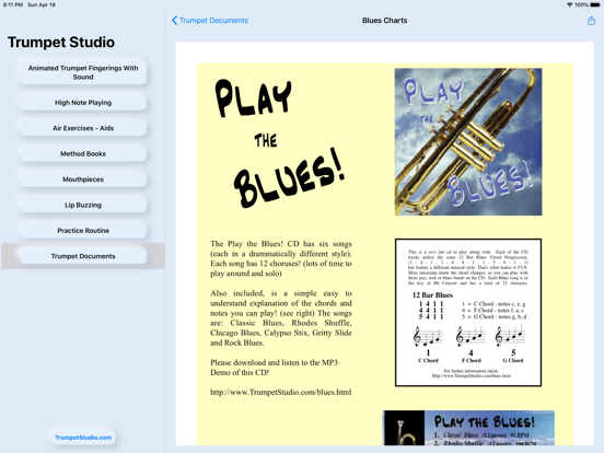 Trumpet Studio: Learn To Play iPad screenshot 4 - Music app