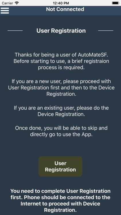 AutoMateSF App