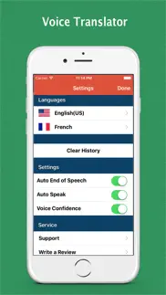voice translator-speech trans iphone screenshot 2