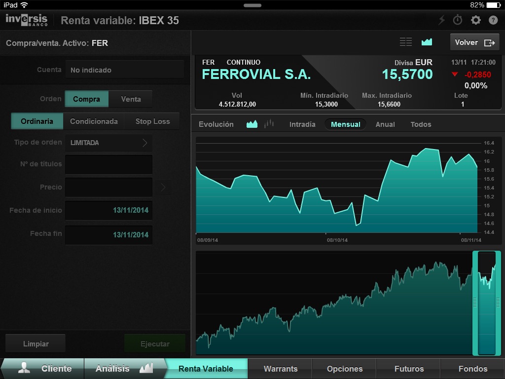 Inversis Banco screenshot 3