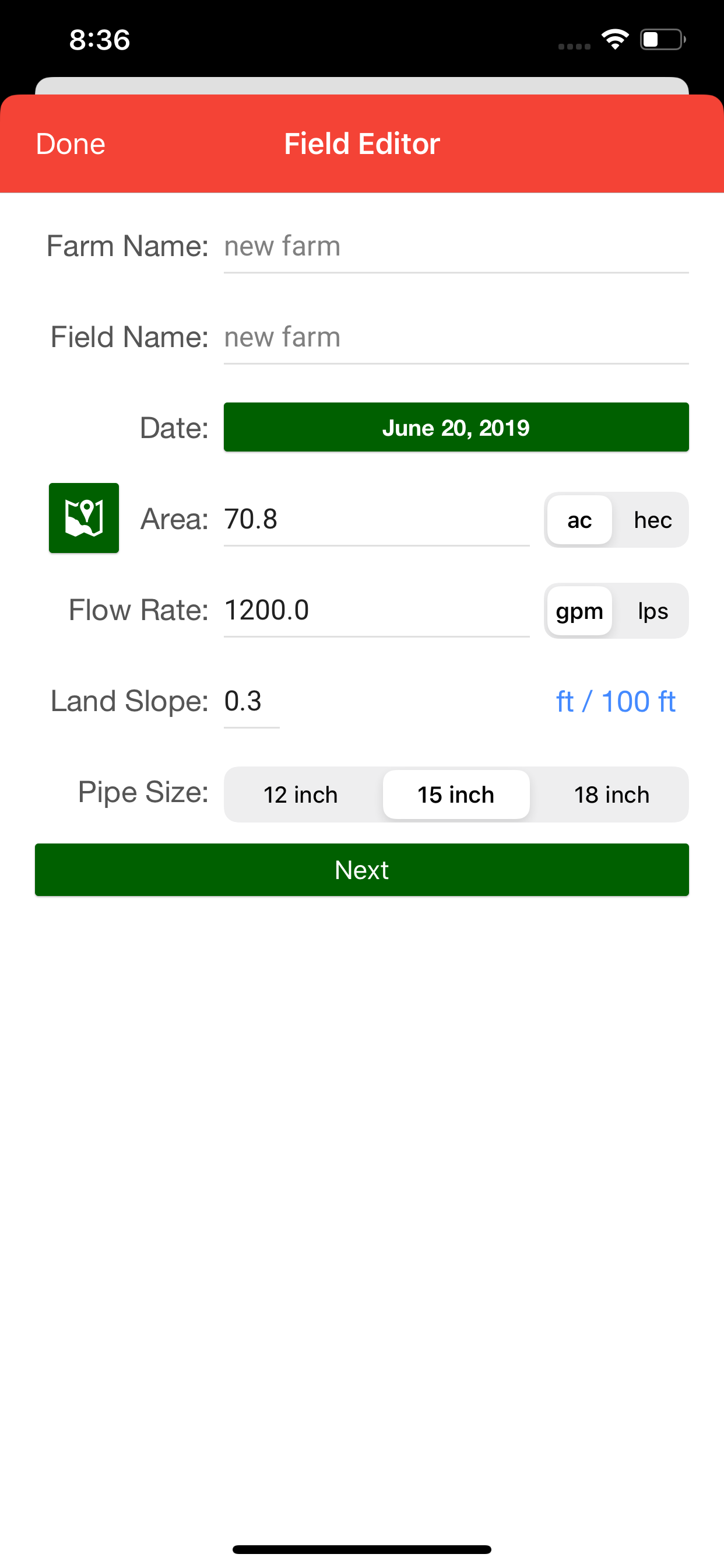 Rice Irrigation screenshot 3