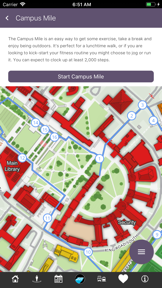 UoB Campus Map screenshot