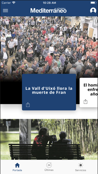 el Periodico Mediterraneo Screenshot