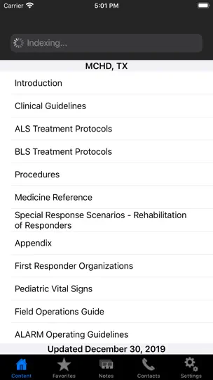 MCHD EMS Clinical Guidelines iPhone Screenshot 2
