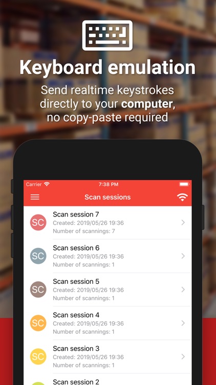 Barcode to PC: Wi-Fi scanner