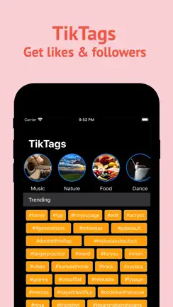 TikTags for Hashtags - Likes iPhone image 1
