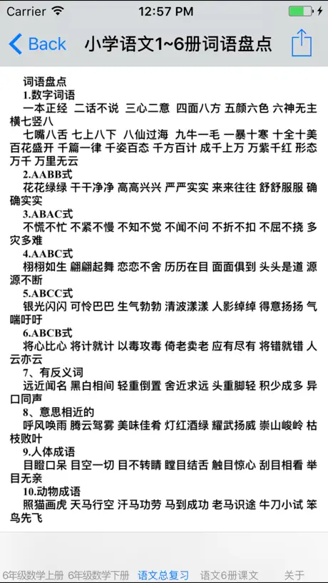 小学六年级数学语文英语总结大全