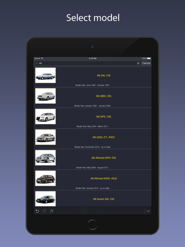 Screenshot #4 pour Auto Parts pour Audi
