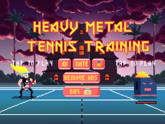 Heavy Metal Tennis Training на iPad