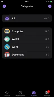 OneSafe Password Manager iphone resimleri 2