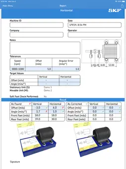 SKF Shaft alignment screenshot 8