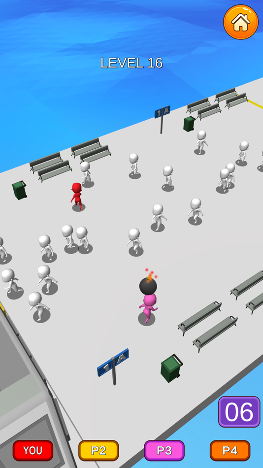 #2. Crowd Escape 3D (iOS) 由: Zhakaas Games LLP
