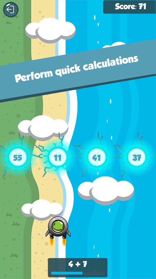 #1. Brain Drain: a quick math game (iOS) 由: Back Alley Technology