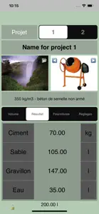 BetonMix (concrete calculator) screenshot #2 for iPhone