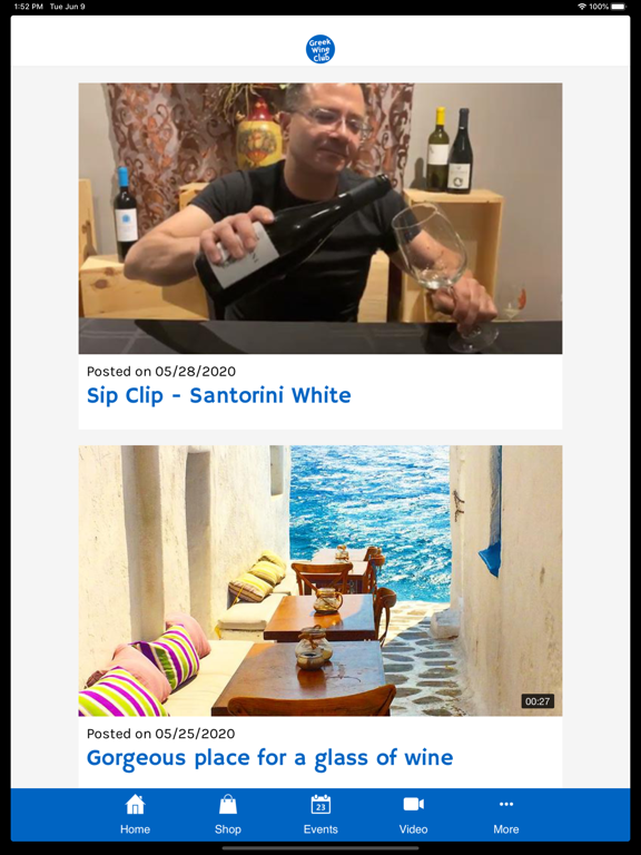 The GWC iPad screenshot 4 - Food & Drink app