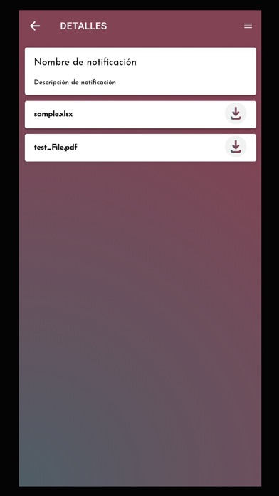 App screenshot
