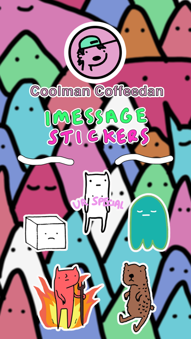 How to cancel & delete Coolman Coffeedan Stickers from iphone & ipad 1