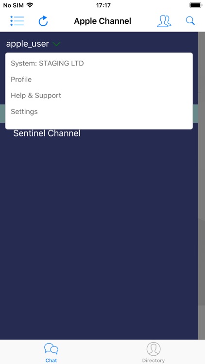 Sentinel Chat Channels