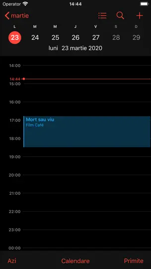 Capture d'écran de Romanian TV Schedule sur iPhone 7