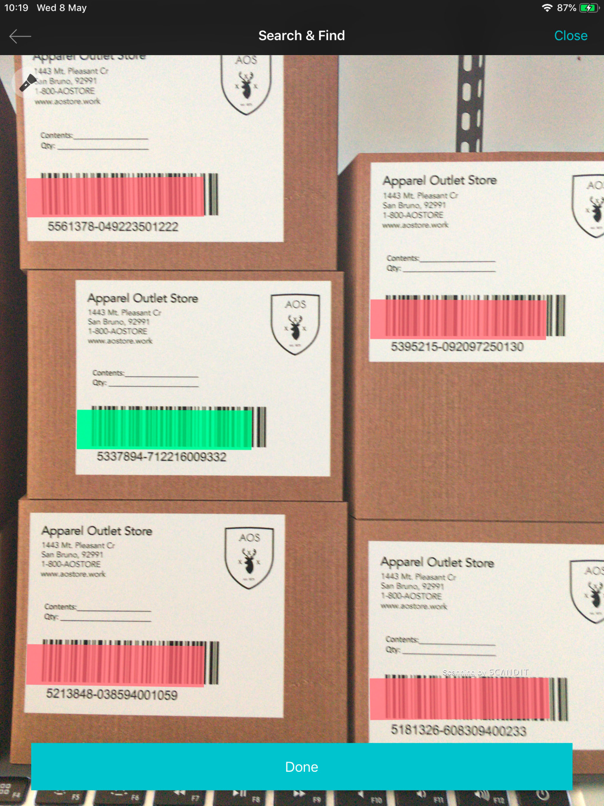 Scandit Logistics screenshot 5