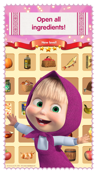 Masha and the Bear: Food Games screenshot 2