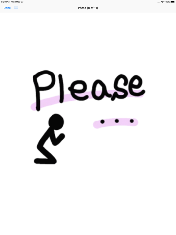 Simple Messages iPad screenshot 7 - Stickers app