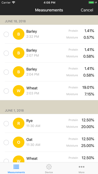 GrainSense screenshot 2