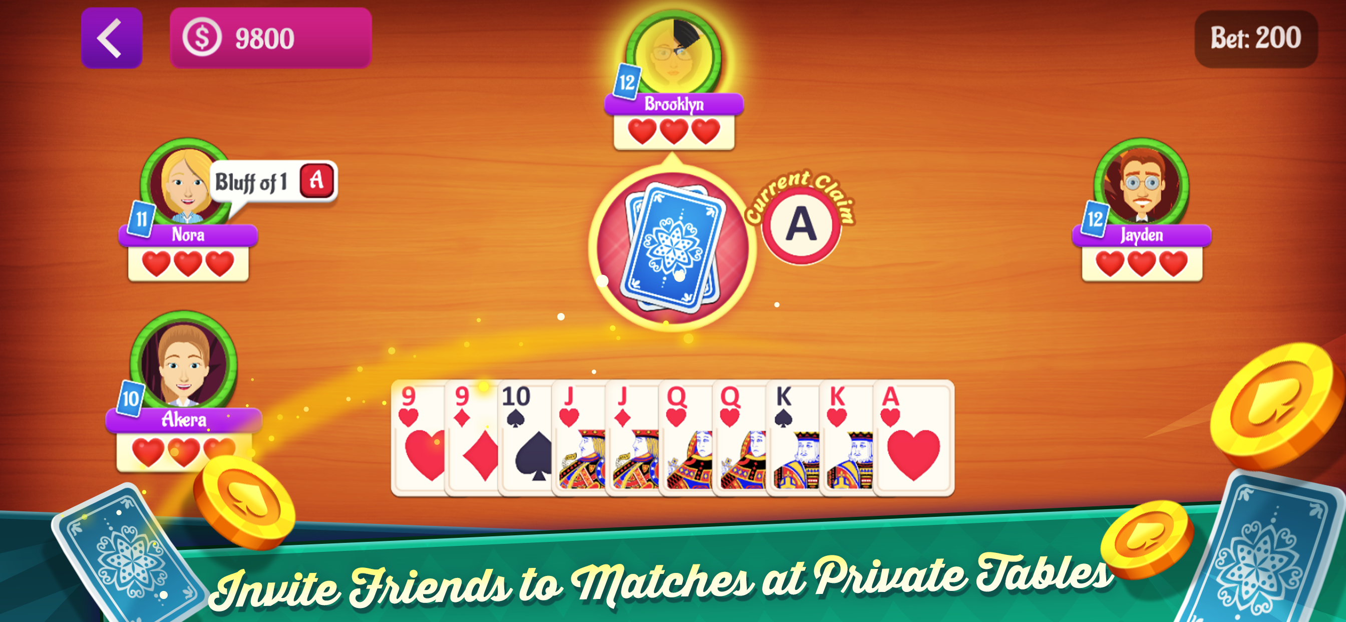 Bluff: Fun Family Card Game screenshot 5