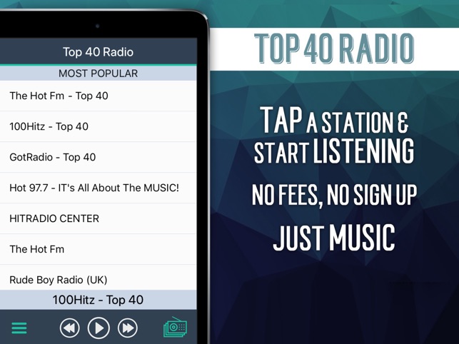 Top 40 Radio Im App Store