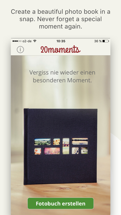 20Moments - Create photo books Screenshot