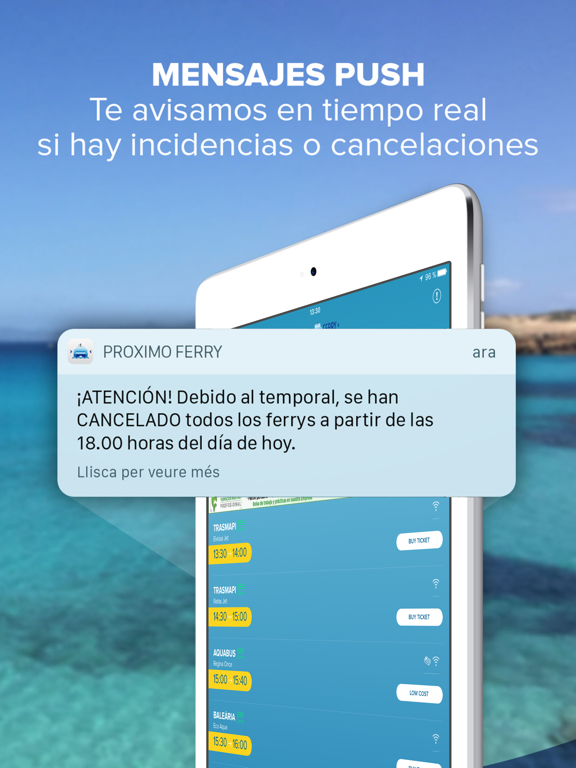 Próximo Ferry iPad screenshot 5 - Travel app