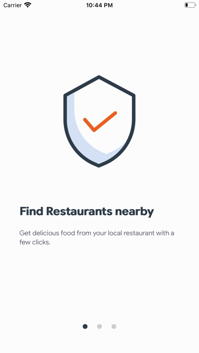 Screenshot #1 pour Deleci Food Delivery App