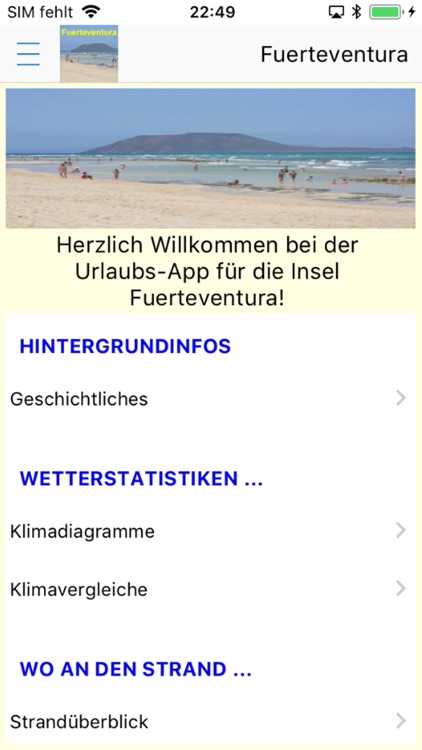 Fuerteventura Urlaubs App