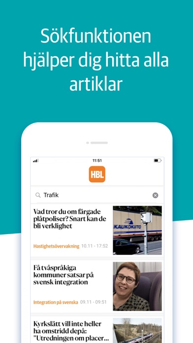 HBL Nyheter screenshot 2