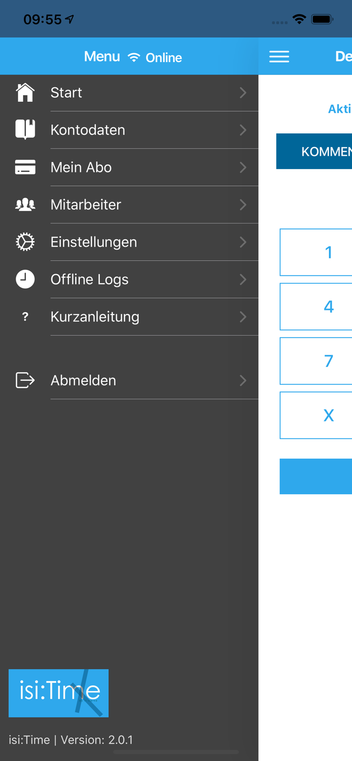 isi:Time Zeiterfassung screenshot 2