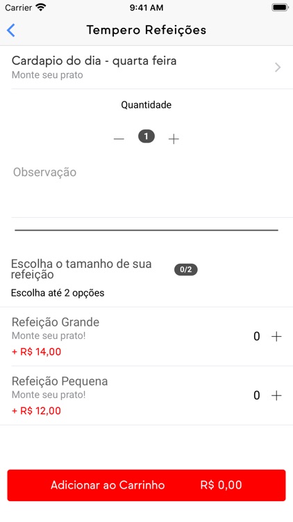 + Tempero Refeições