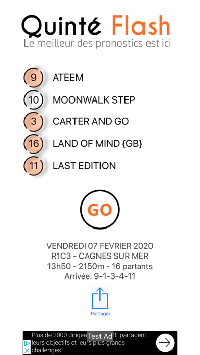 Screenshot #3 pour Quinté Flash
