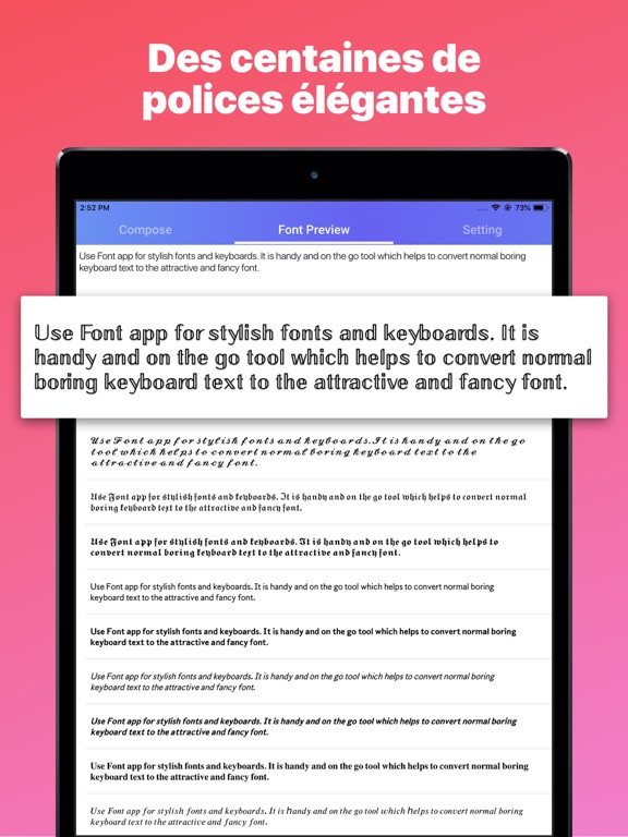 Screenshot #6 pour texte designer police ecriture
