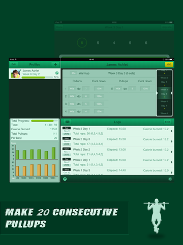 Pullups Coach for iPad - náhled