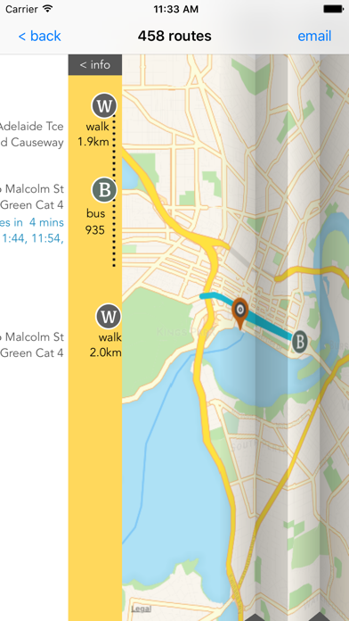 Screenshot #1 pour Perth Public Transport