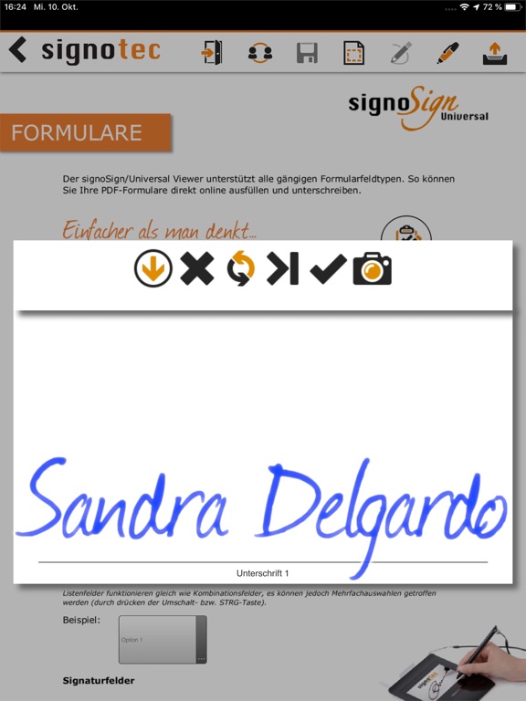 signoSign Universal iPad screenshot