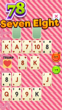 Game screenshot Seven Eight 78 Card Game apk
