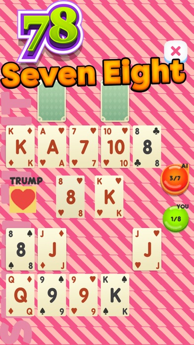 Seven Eight 78 Card Game screenshot 2