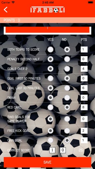 App screenshot
