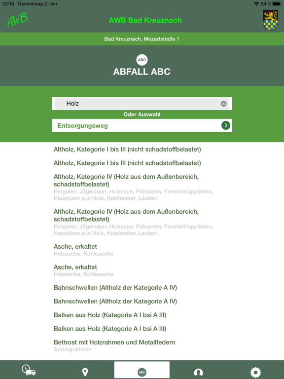 Screenshot #6 pour AWB Müll App Bad Kreuznach