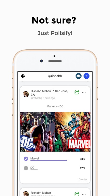 Pollsify - Polls with friends screenshot-4